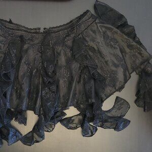 Like New Living Dead Souls Sz XL(?) Fancy Goth Lace Skirt